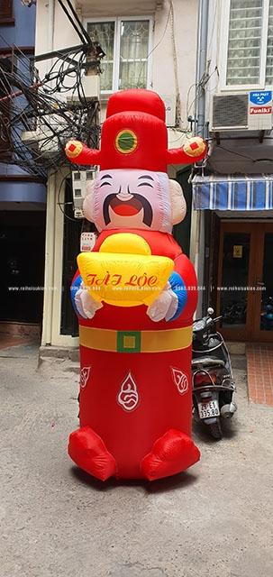 Rối hơi Thần Tài mang tài lộc