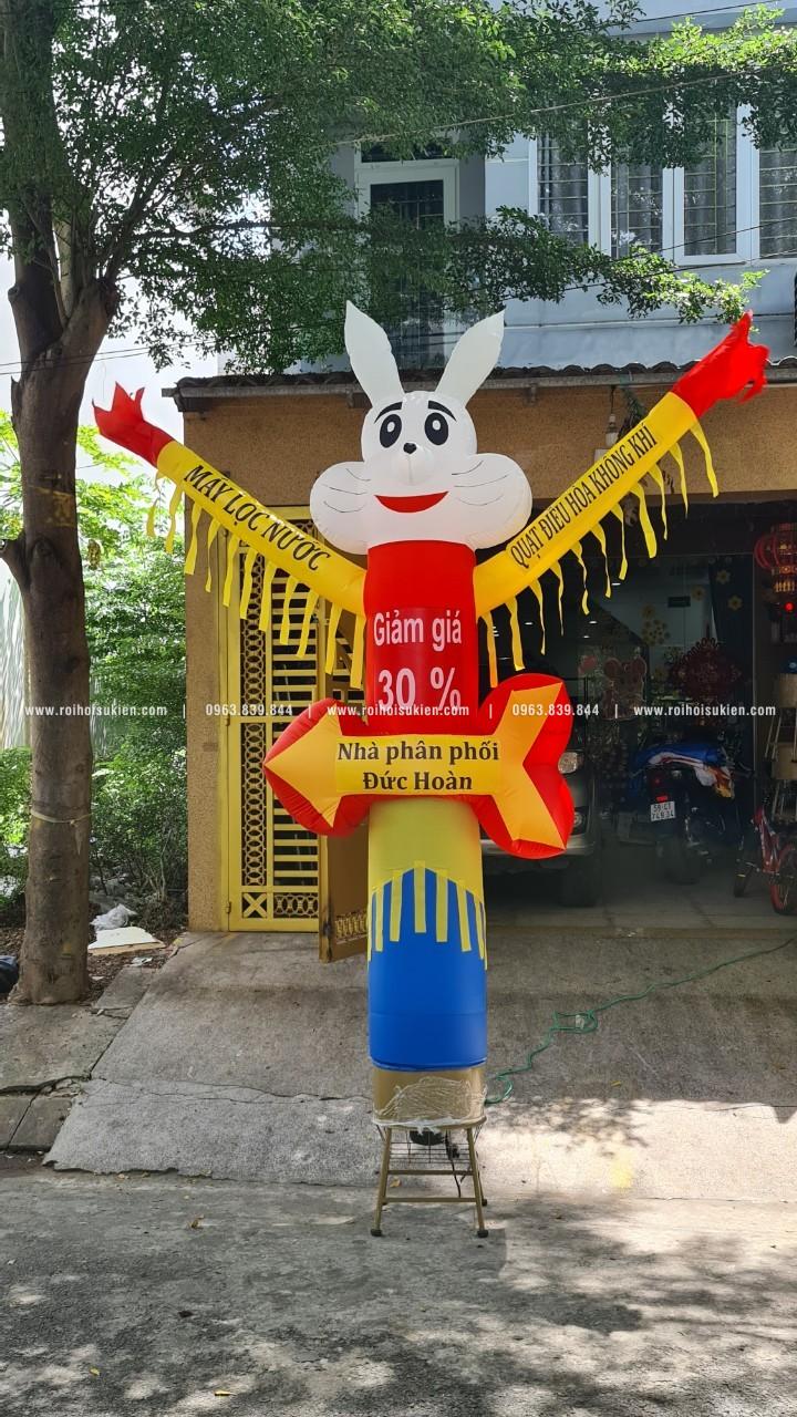 Rối hơi sự kiện được làm bằng chất liệu vải dù dày dặn