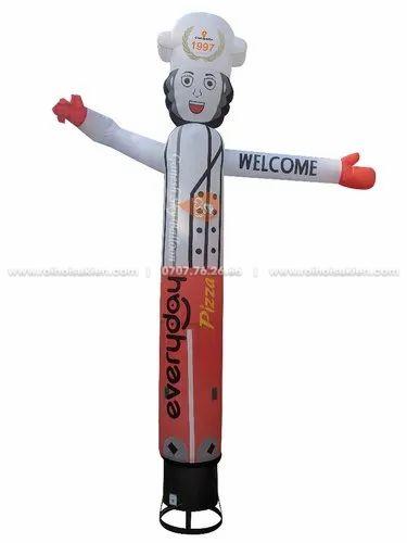 Những lưu ý khi sử dụng rối hơi quảng cáo tạo Rối Hơi Sự Kiện. 5 Nylon Fabric Advertising Air Dancer