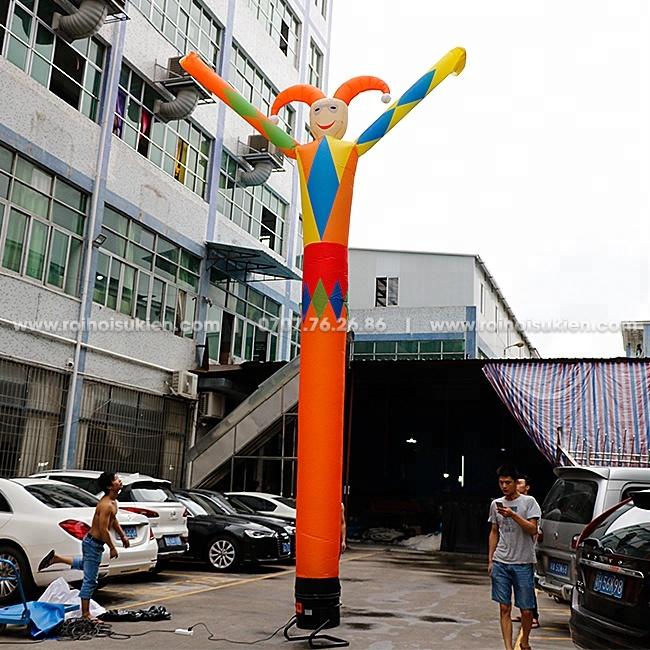 Vì sao các doanh nghiệp lại lựa chọn rối hơi quảng cáo chất lượng? 4 Source High quality customized advertising dummy air tube man inflatable clown sky dancer man on m.alibaba.com