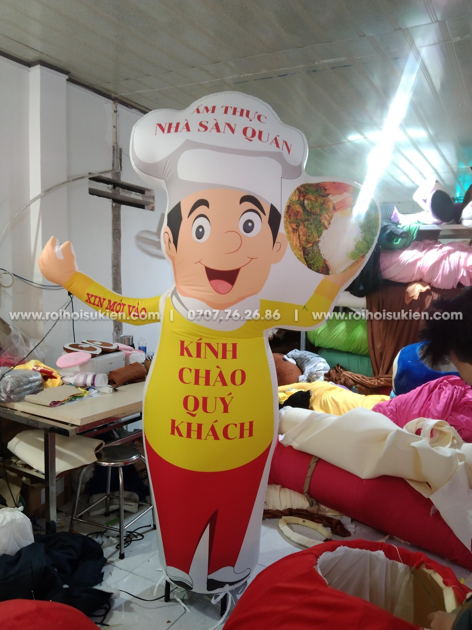 Rối hơi chú đầu bếp - ẩm thực Nhà Sàn Quán 17 z4614587173267 b0d007e602c3e060df59e71298b59537