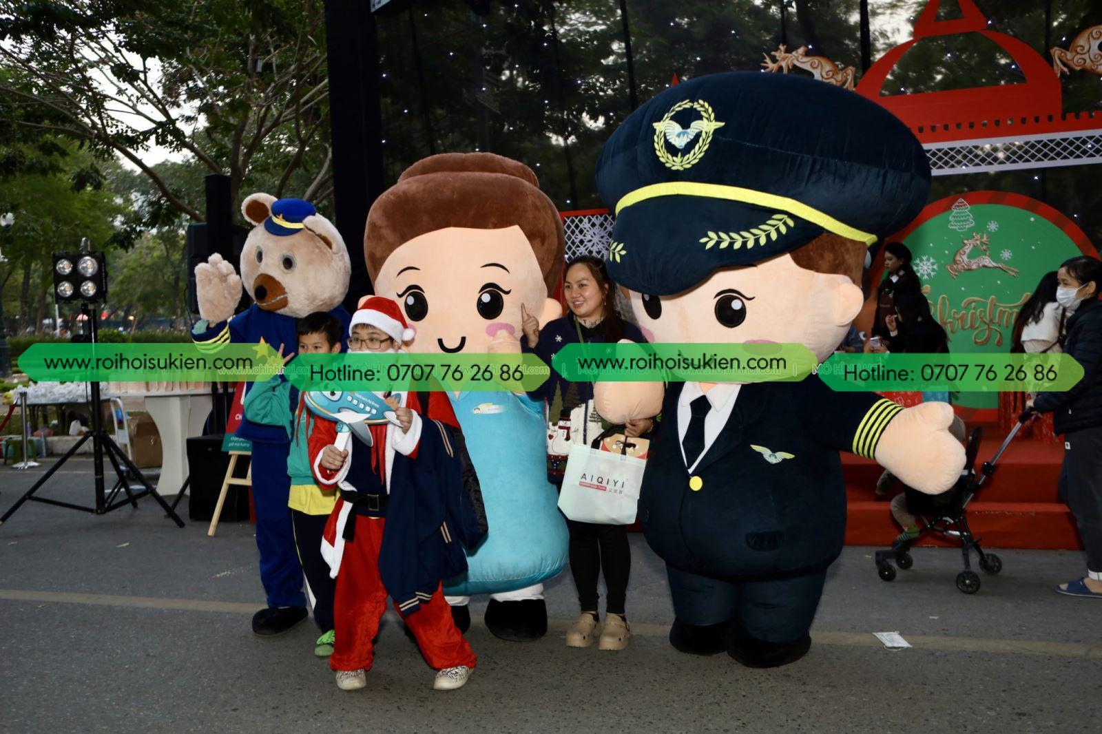 Mascot hơi Viet Nam Airlines 1 4 Vietnam Airlines Festa khong chi la hoat