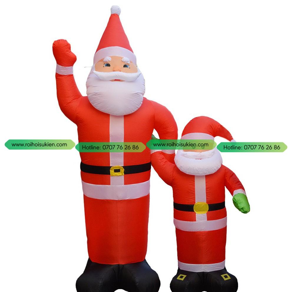 Mô hình ông già Noel bơm hơi 1 mo hinh noel