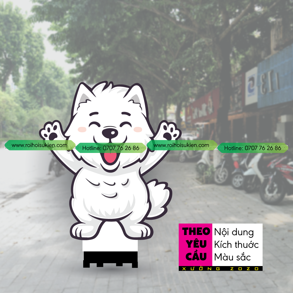 Rối hơi chó Petshop 1 roi hoi con cho