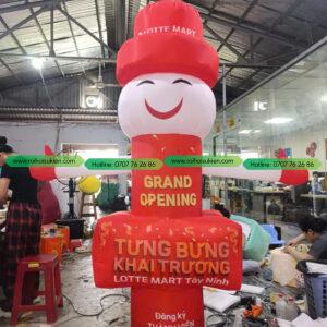 Rối hơi Lotte Mart Tây Ninh Grand Opening